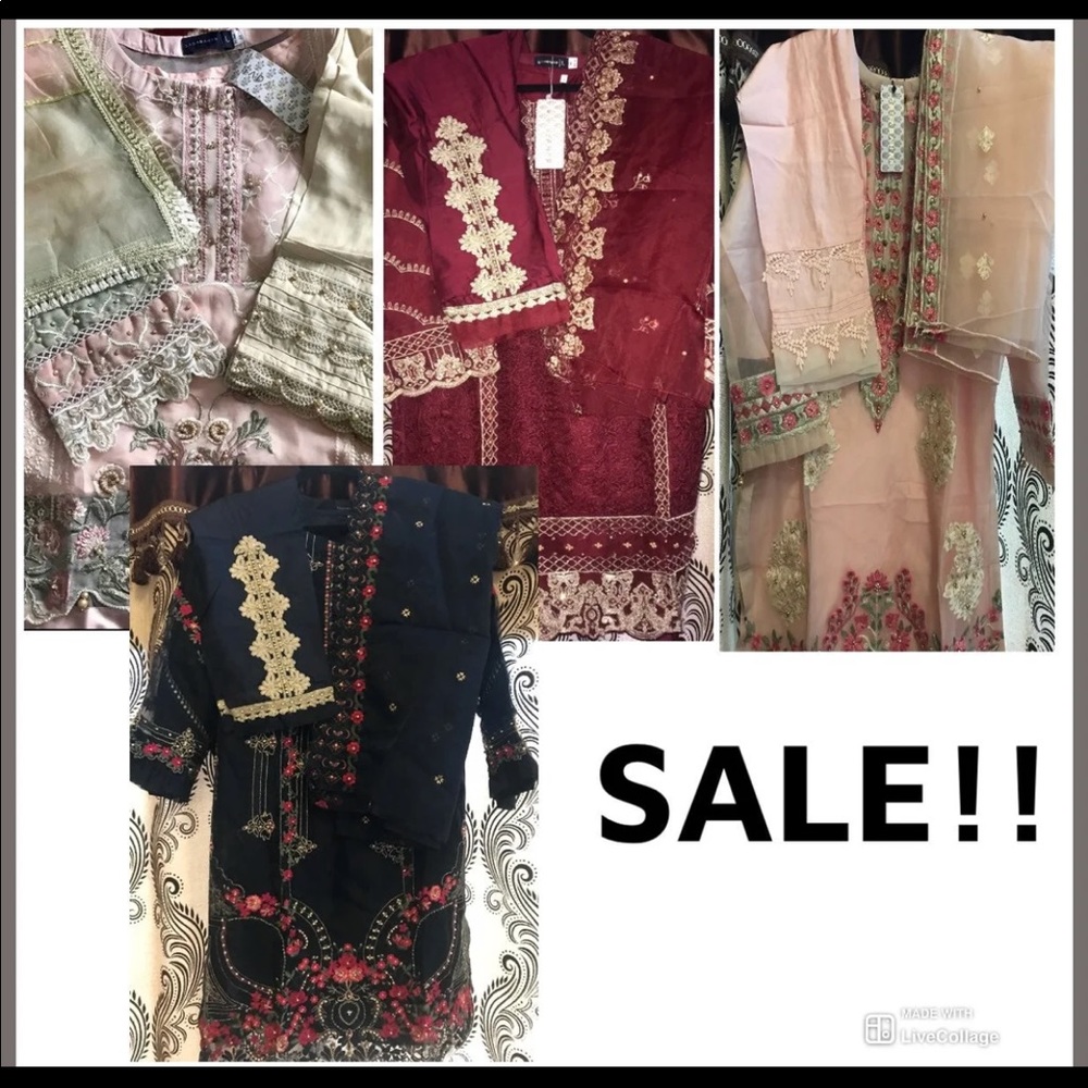 Pakistani designer Sadabahar shalwar kameez